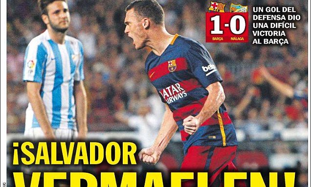 Vermaelen Curi Perhatian Media Spanyol Berkat Gol Pertamanya